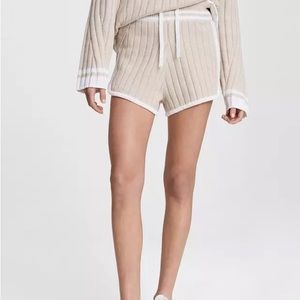 rag & bone serena wool knit shorts